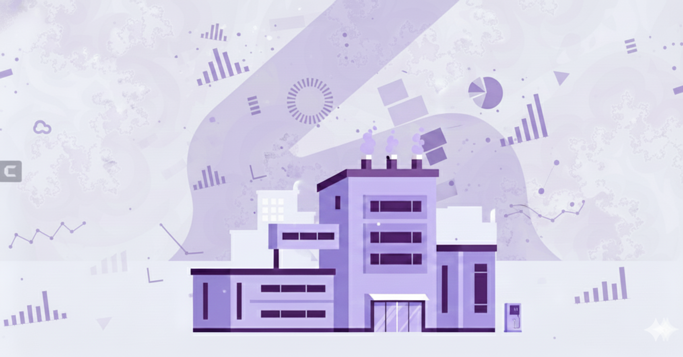 Manufacturing intelligence illustration